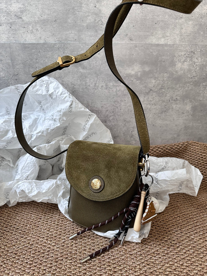 FENDI Olive Green “Fries Box” Crossbody 🫒