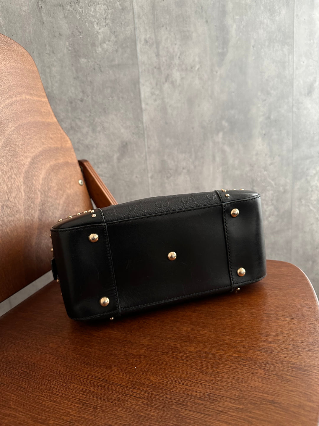 Gucci GG Embossed Leather Small Boston Bag – Black (with Original Strap)