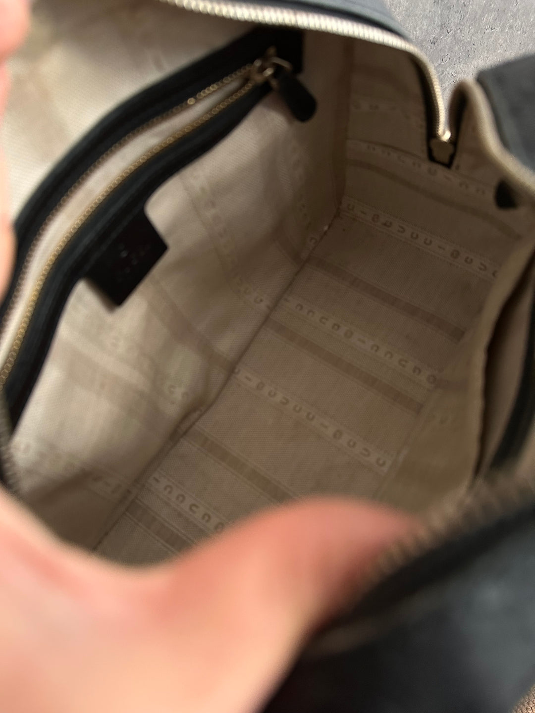 Gucci GG Embossed Leather Small Boston Bag – Black (with Original Strap)