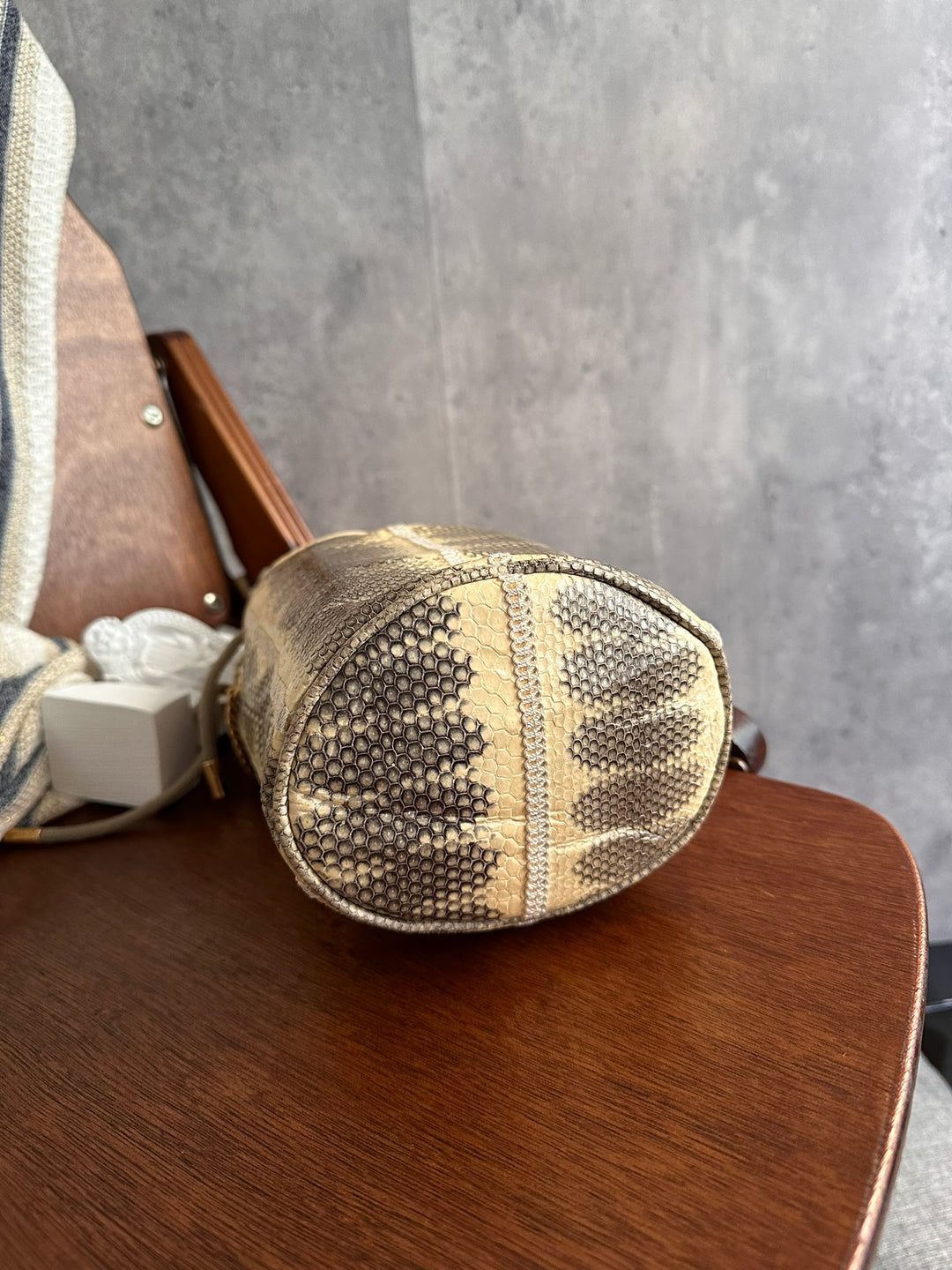 Gucci Zumi Python Mini Bucket Bag 🤎🐍｜Himalayan Python × Mixed-Metal Horsebit × Built-In Card Slots✨