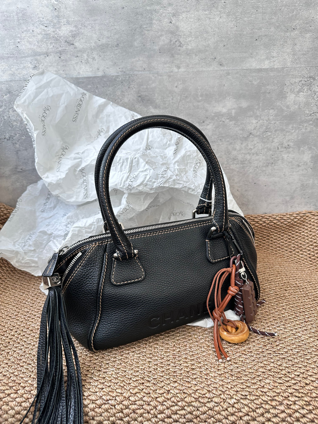 CHANEL Dice Tassel Hobo Bag 🎲🖤｜Y2K Classic in Full Set