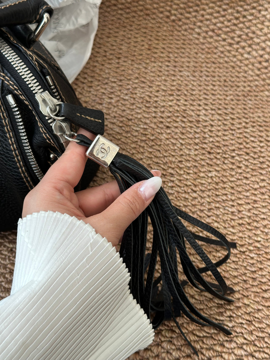 CHANEL Dice Tassel Hobo Bag 🎲🖤｜Y2K Classic in Full Set