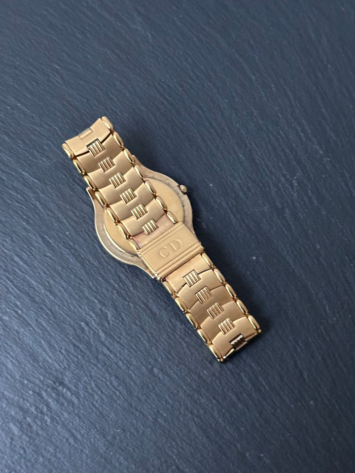 Dior Vintage Daytona Gold Watch with Moonphase – 1990s