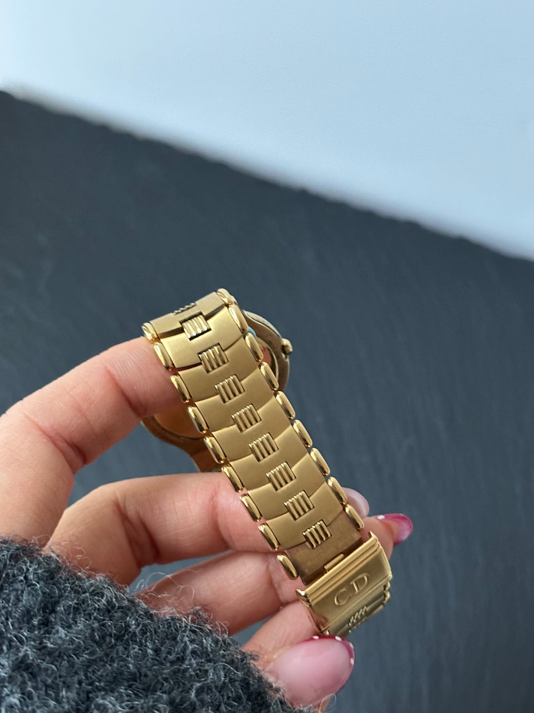 Dior Vintage Daytona Gold Watch with Moonphase – 1990s