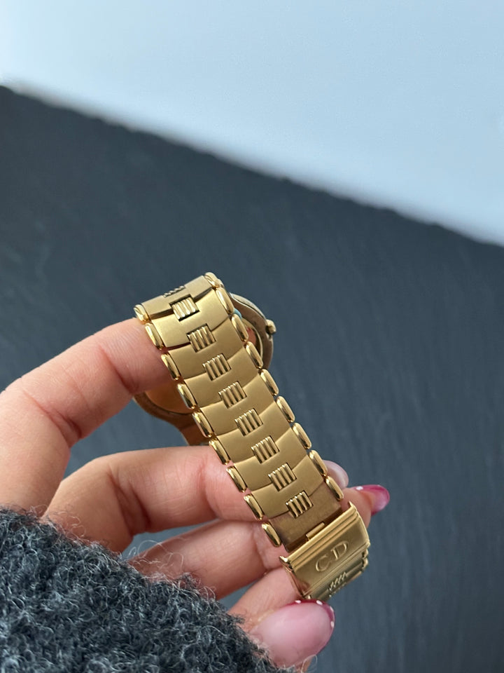 Dior Vintage Daytona Gold Watch with Moonphase – 1990s