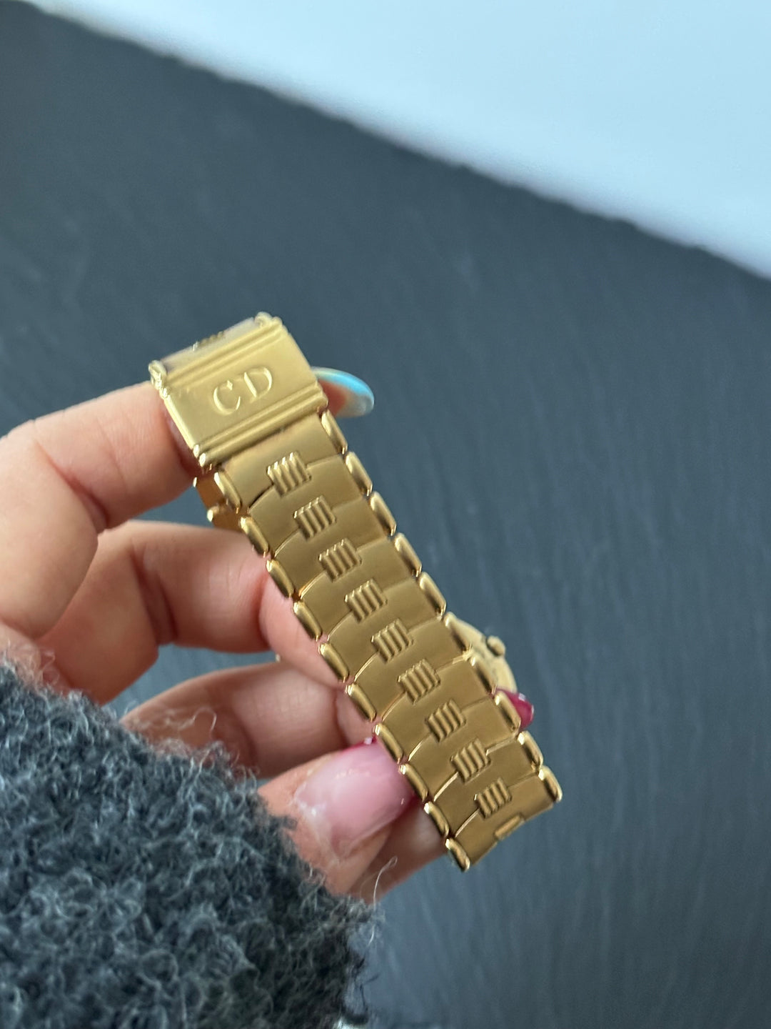 Dior Vintage Daytona Gold Watch with Moonphase – 1990s