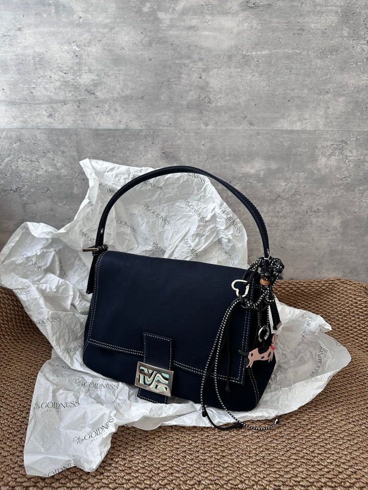 FENDI Denim Blue Contrast Stitch Maama 💙