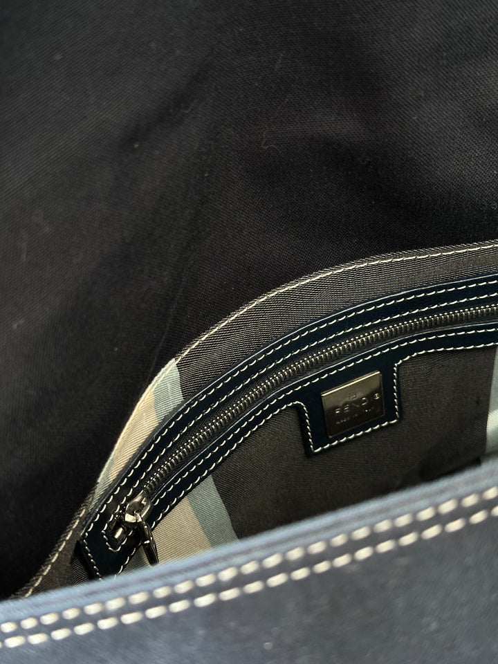 FENDI Denim Blue Contrast Stitch Maama 💙