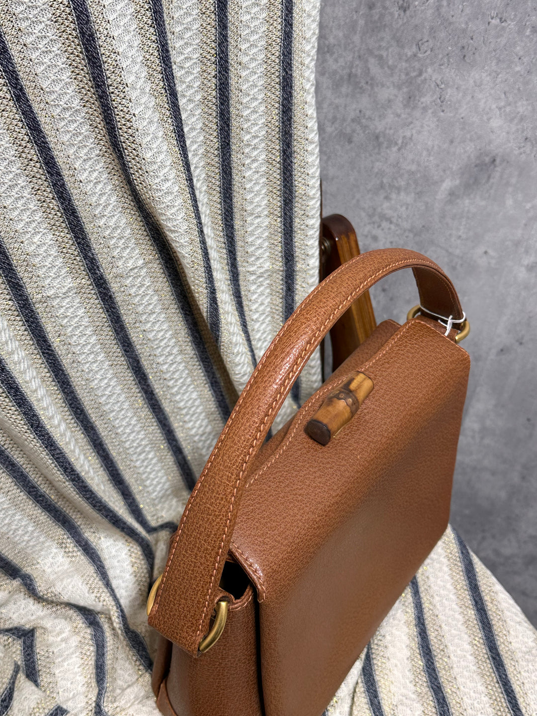 Gucci Bamboo Small Box Bag – Caramel Brown (with Original Strap)