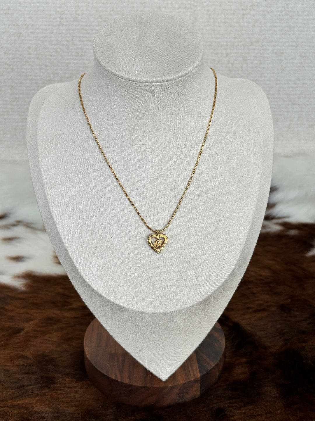 Dior “Crystal Heart Pendant Necklace” 💕✨ | Sparkly, Feminine & Classic Dior Charm