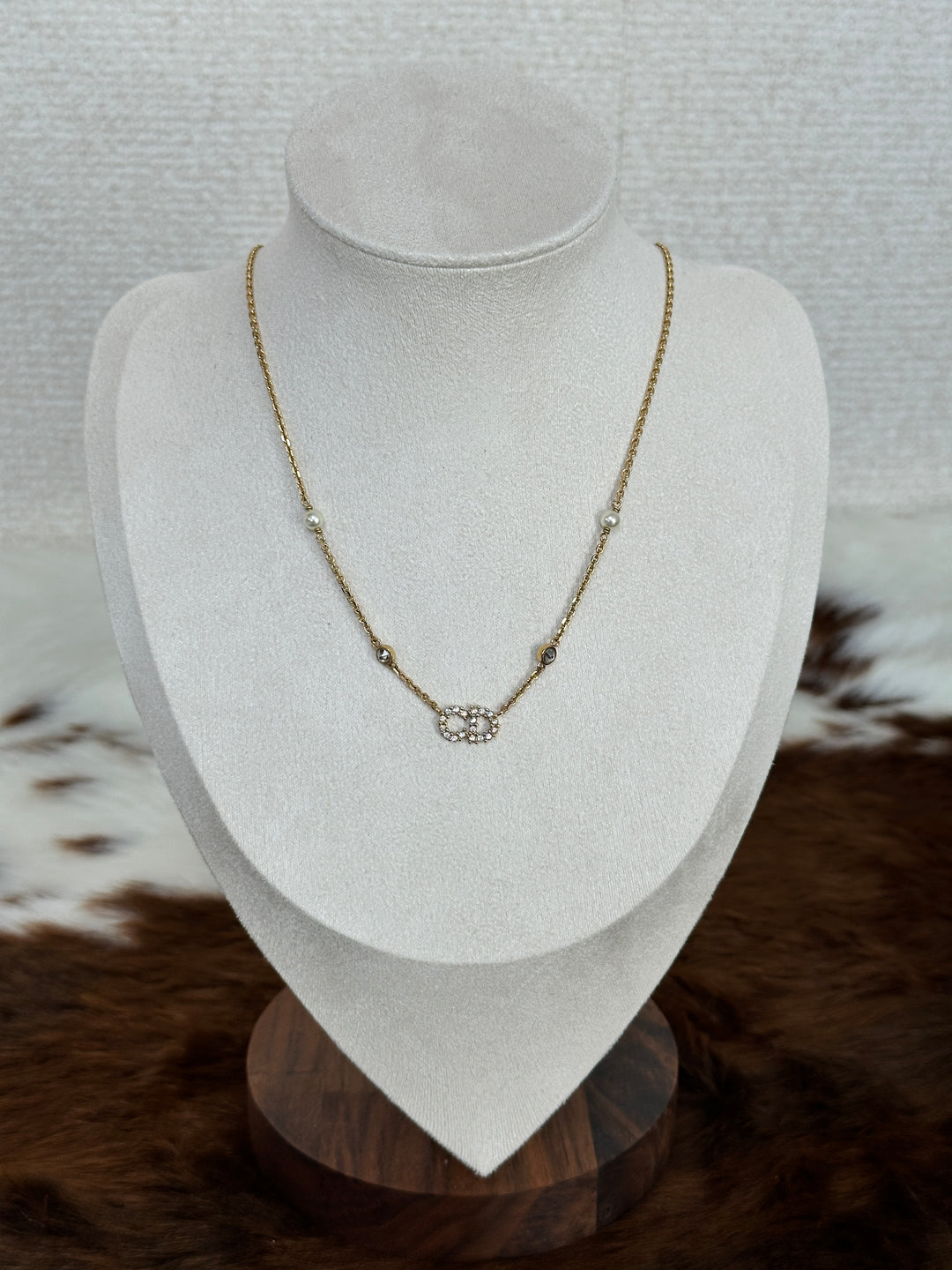 Dior “Crystal CD Logo Necklace” 🤩✨ | Delicate Sparkle & Elegant Feminine Glow