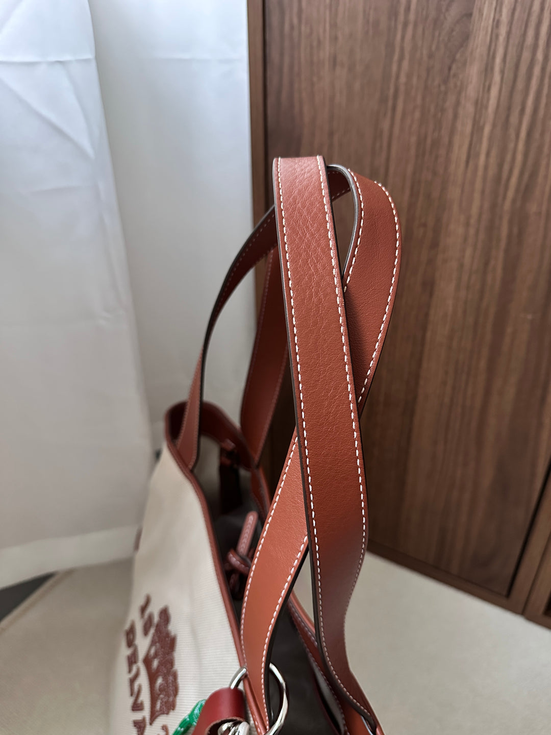Delvaux Canvas & Leather Tote 🤎✨ 2-Way Carry
