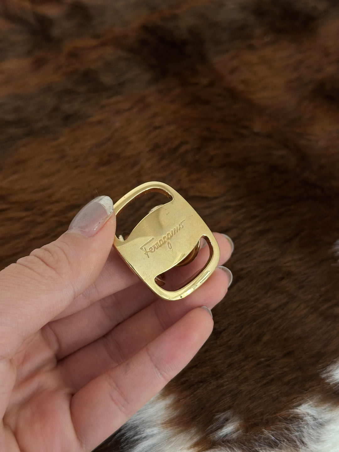 Ferragamo “Classic Gancini Scarf Ring” ✨🤩 | Timeless Elegance & Iconic Italian Luxury