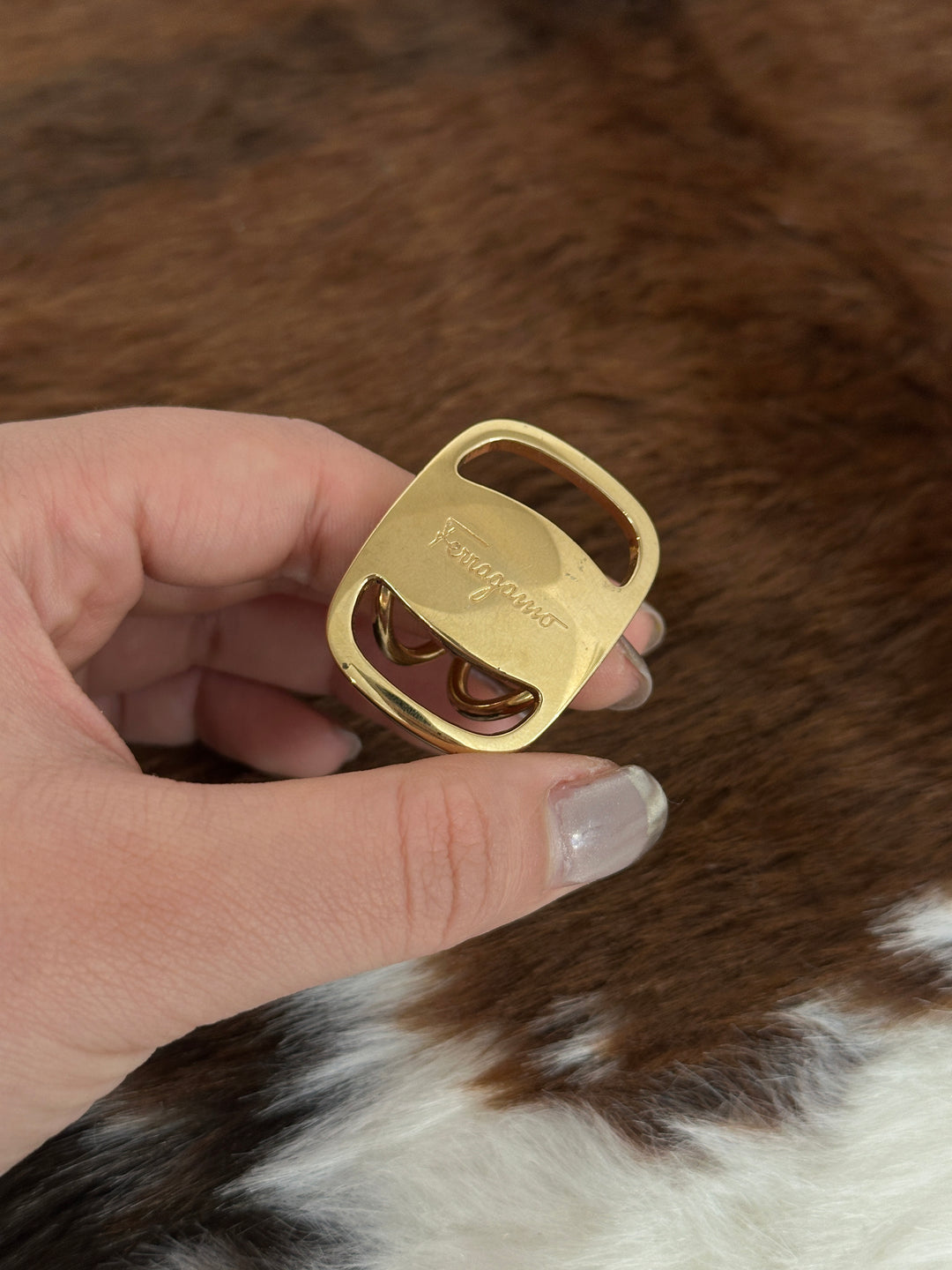 Ferragamo “Classic Gancini Scarf Ring” ✨🤩 | Timeless Elegance & Iconic Italian Luxury