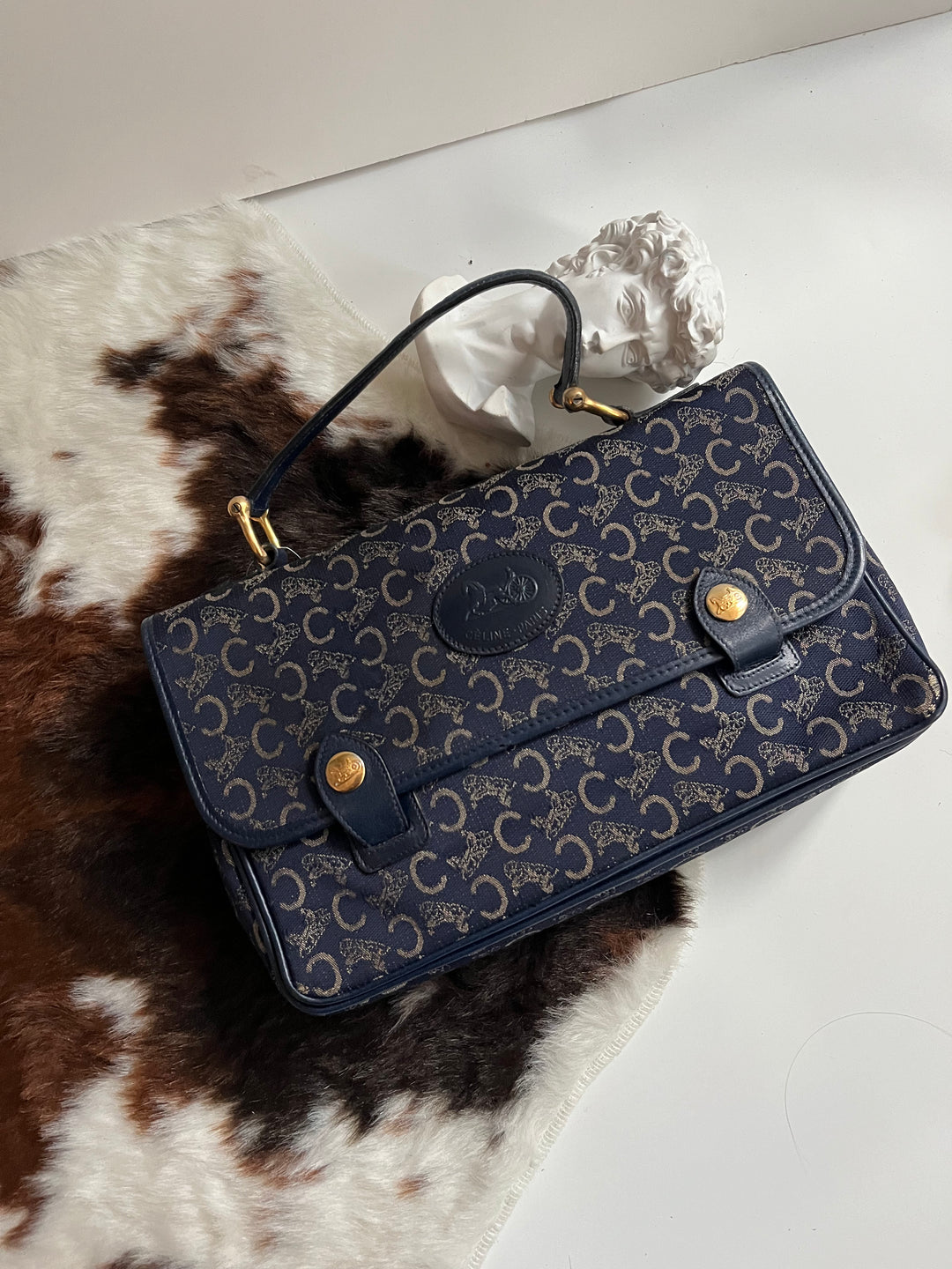 Celine Arc de Triomphe Carriage Messenger 💙 | Parisian Heritage, Everyday Poise