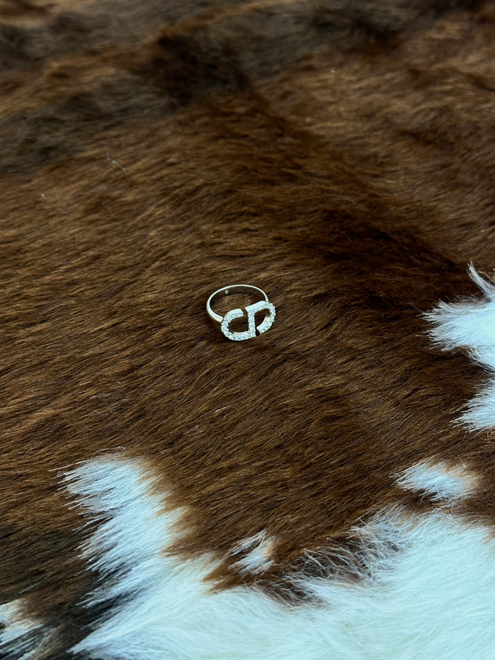 Dior “Crystal CD Logo Ring” 🤩✨ | Sparkly, Chic & Perfectly Feminine