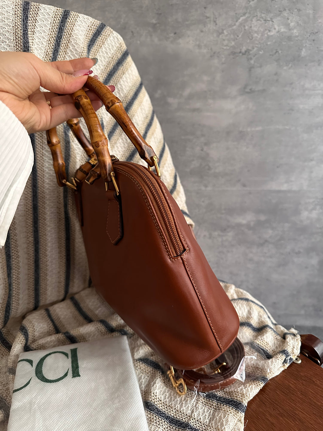 Gucci Caramel Bamboo Alma 🤎🎋