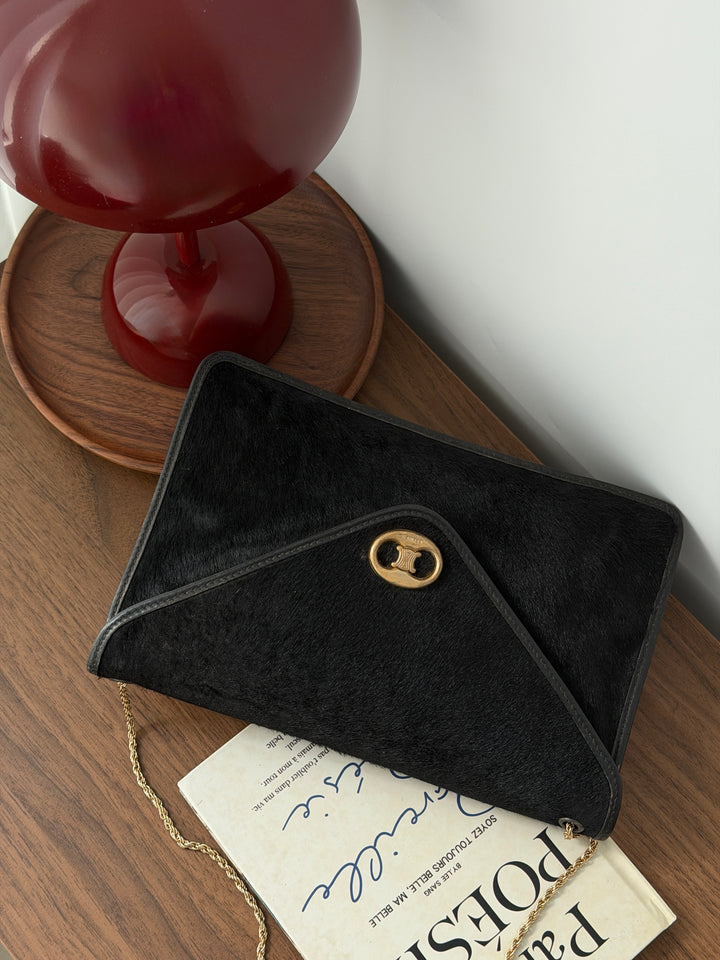 Celine Calf Hair Chain Bag 🖤🐴 | Timeless Parisian Chic