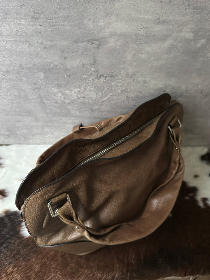 Celine Leather Horse Carriage Hobo Bag 🩶｜Soft Grained Leather｜Iconic Carriage Charm｜Everyday Spacious Design