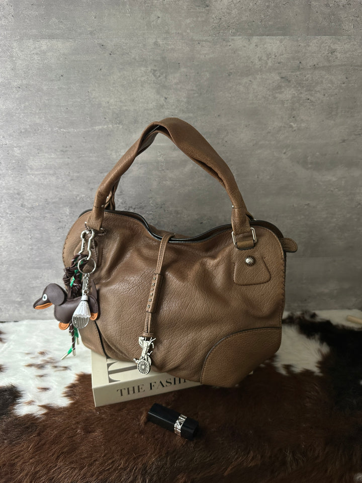 Celine Leather Horse Carriage Hobo Bag 🩶｜Soft Grained Leather｜Iconic Carriage Charm｜Everyday Spacious Design