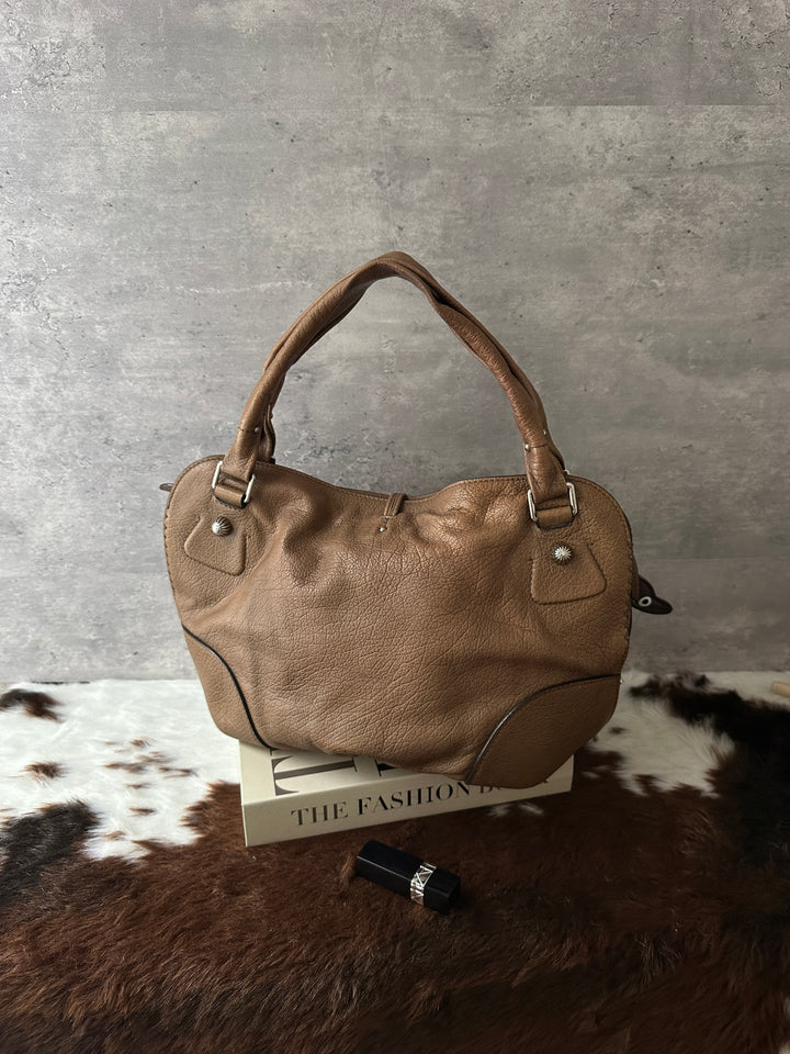 Celine Leather Horse Carriage Hobo Bag 🩶｜Soft Grained Leather｜Iconic Carriage Charm｜Everyday Spacious Design