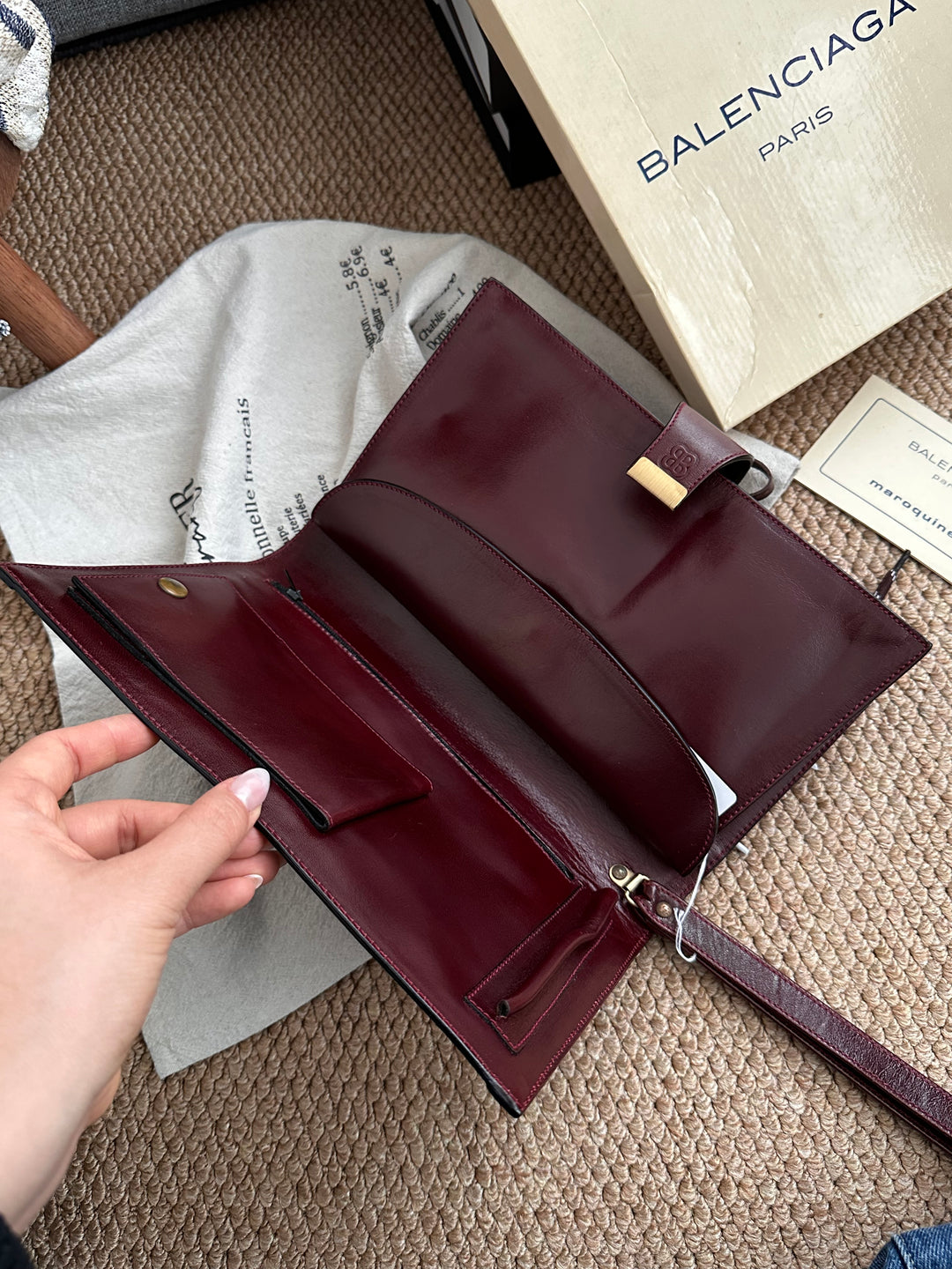 Balenciaga Vintage Second Bag in Cowhide Leather