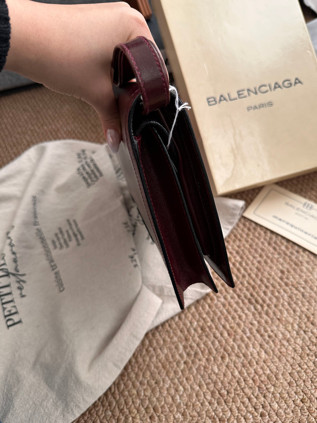 Balenciaga Vintage Second Bag in Cowhide Leather