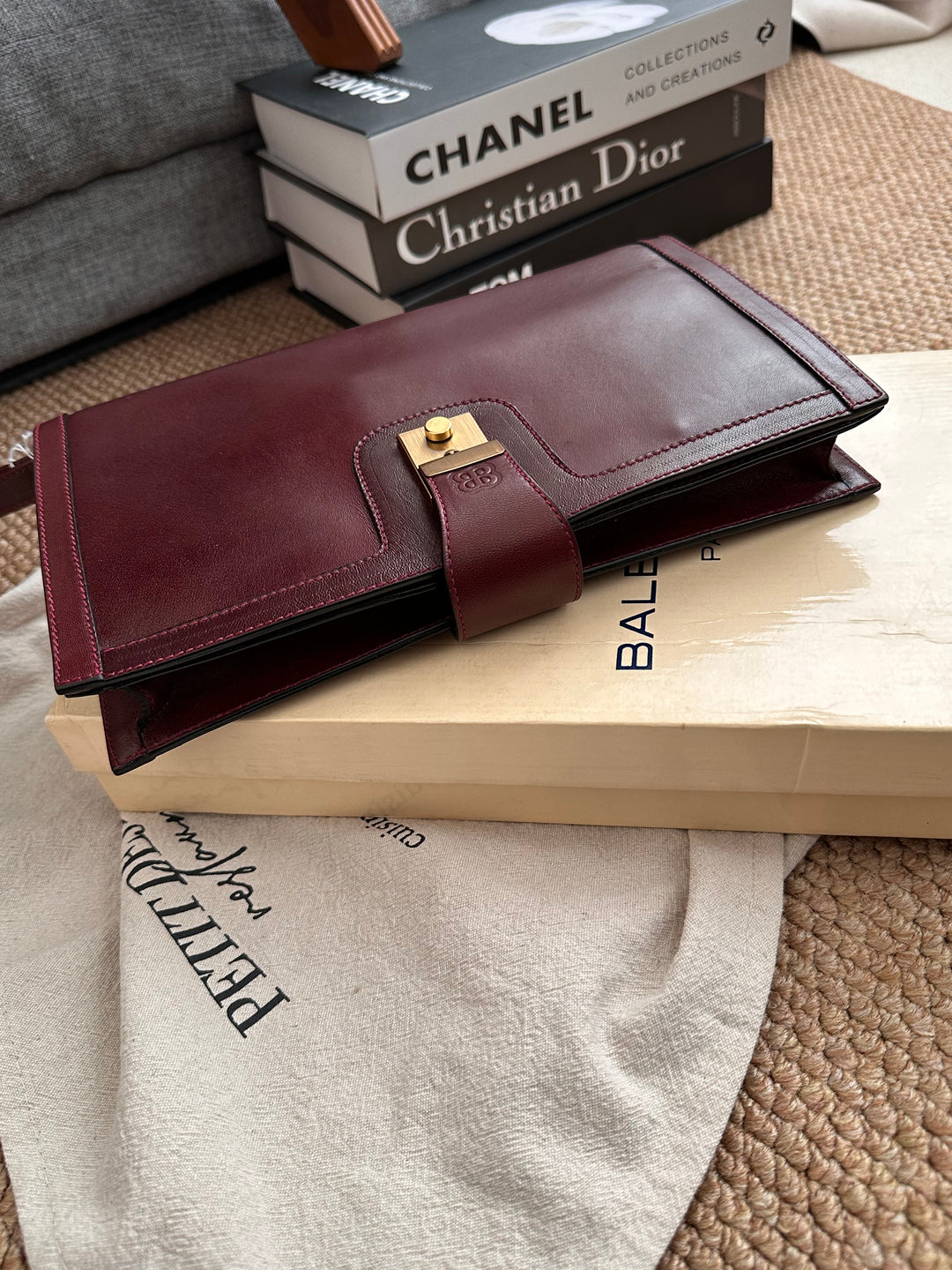 Balenciaga Vintage Second Bag in Cowhide Leather