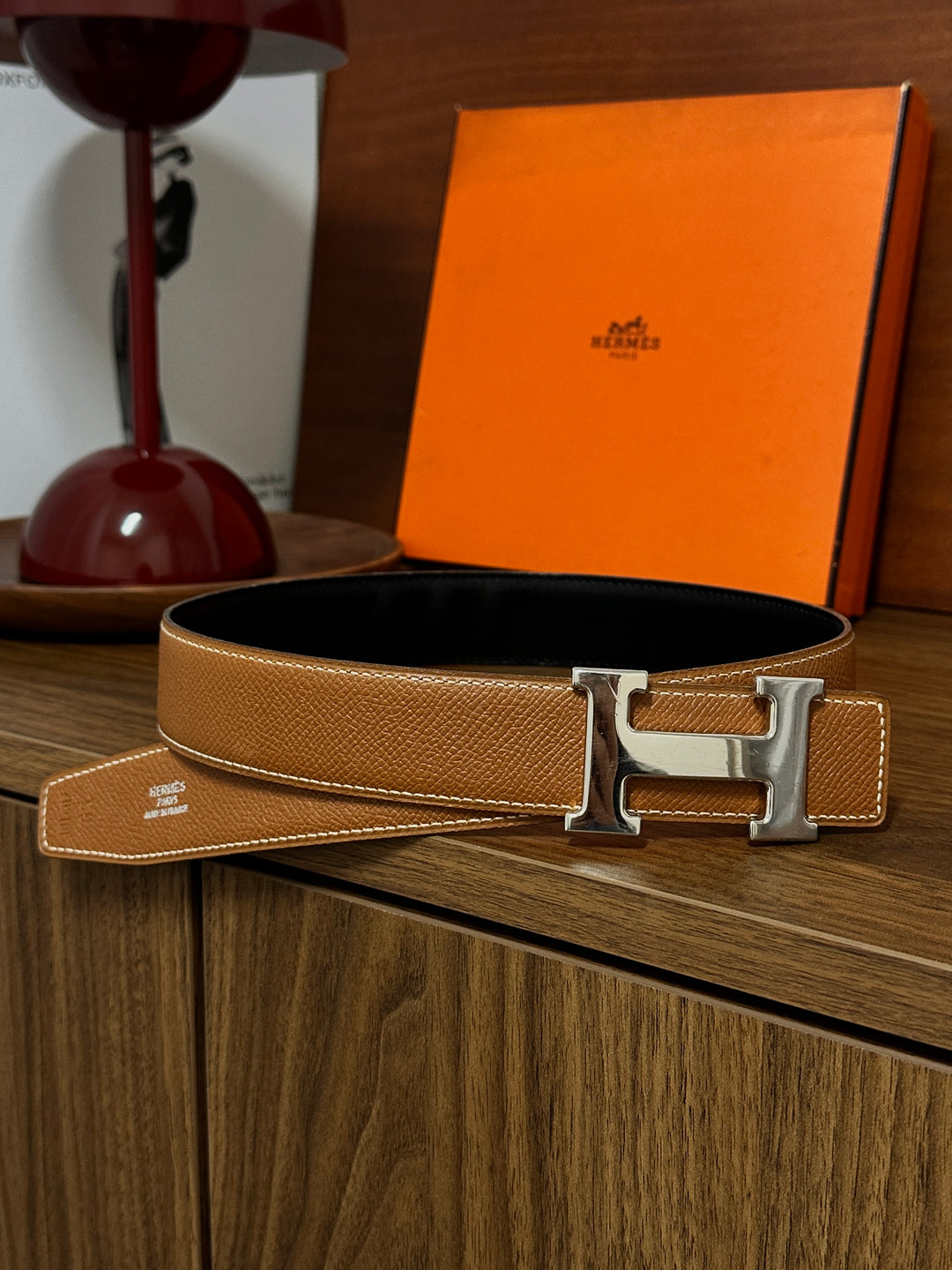 Hermès Reversible “H” Belt｜Classic Silver Buckle × Gold Tan Leather × Timeless Essential 🤎✨