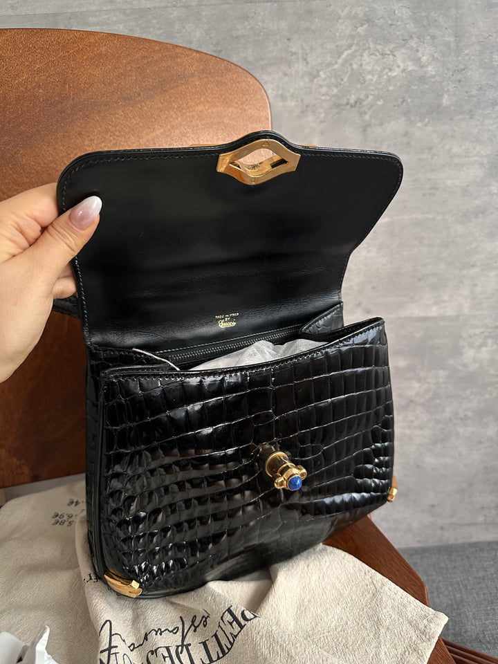 Gucci Vintage Handbag in Cowhide Leather