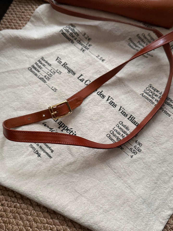 Yves Saint Laurent Caramel Embossed Monogram Crossbody 🤎✨