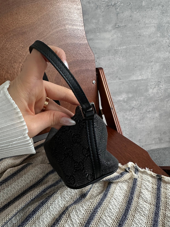 Gucci Denim GG Mini Shoulder Bag 🖤✨