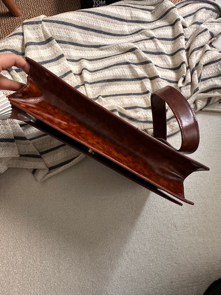 CELINE Silhouette Horse Carriage Hobo Box Bag 🤎