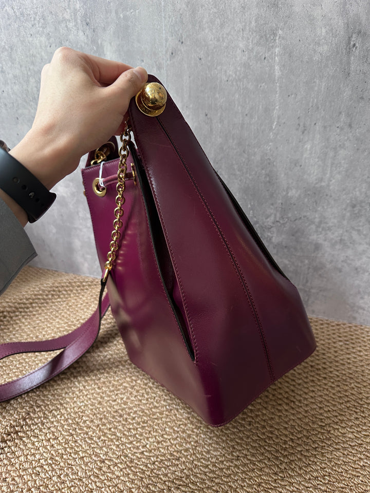 DIOR Lady Dior Black Fabric Bag with Gold Hardware – Near Pristine + Long Strap Included