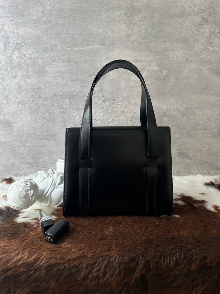 CELINE Vintage Planet Kelly 🪐🖤｜Black × Gold