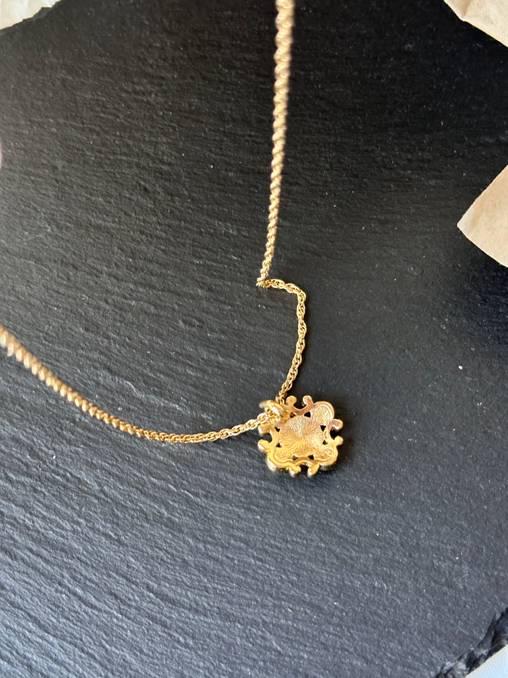 DIOR CD Pearl Logo Vintage Necklace ✨｜Elegant &amp; Rare Statement Piece
