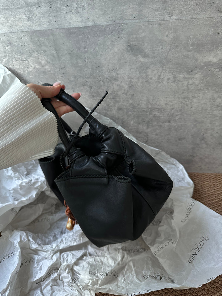 LOEWE Nappa Leather Cloud Bag (Small)｜Timeless Black Charm