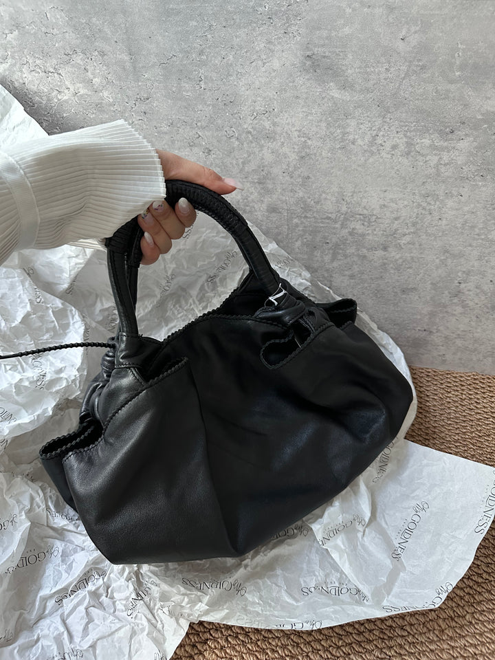 LOEWE Nappa Leather Cloud Bag (Small)｜Timeless Black Charm