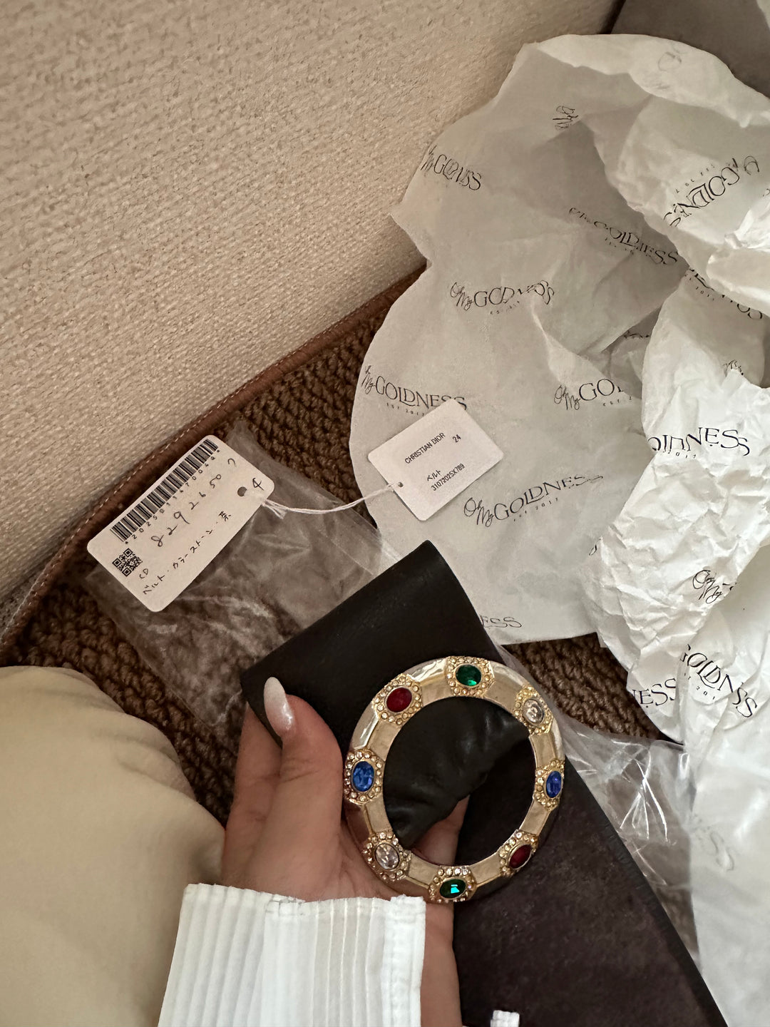 Dior Oblique Embroidery Small Cylinder Bag｜Vintage Round Pouch with Iconic Logo