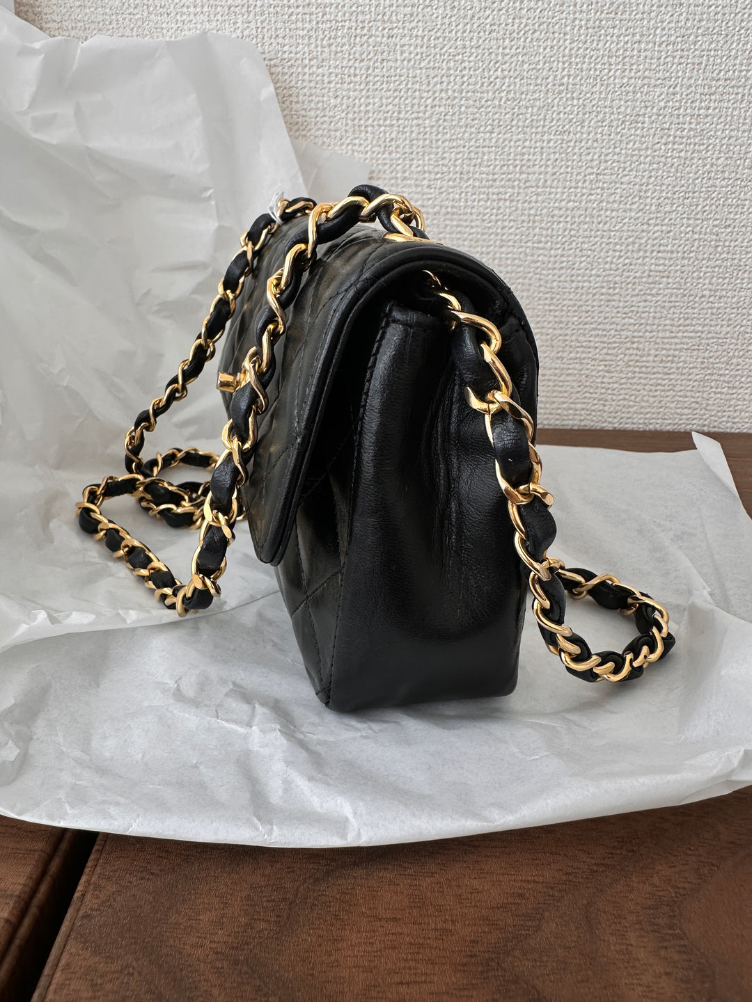 Chanel Quilted “Bean Bag” All-Leather Edition 🖤✨ Rare Find