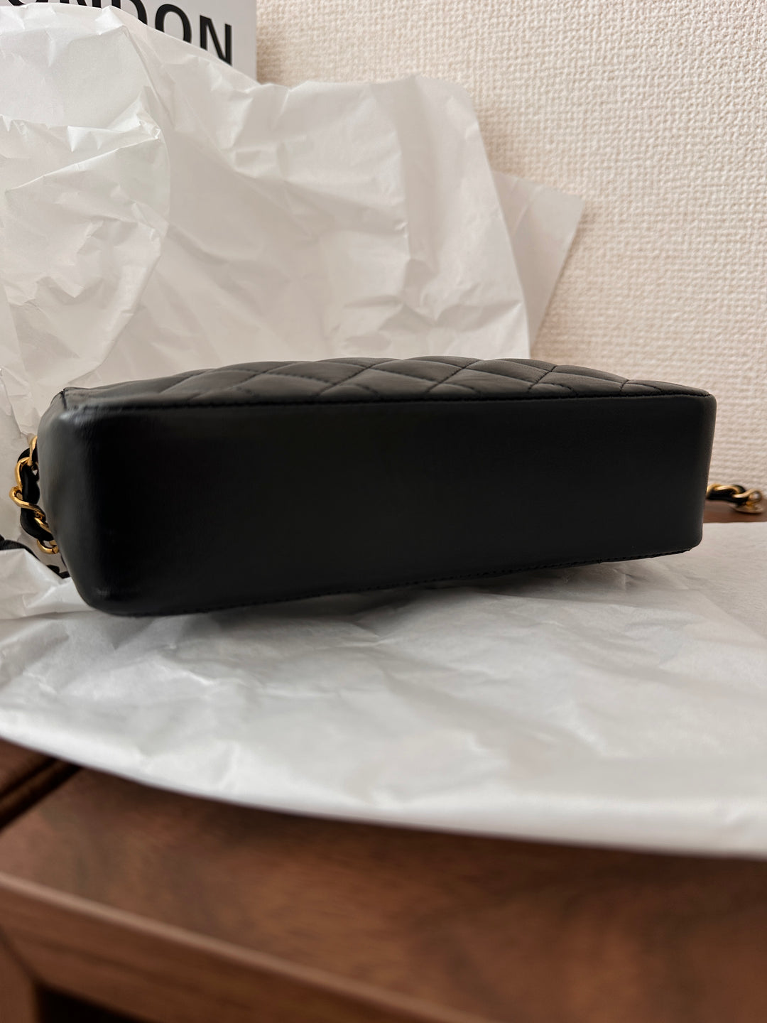 Chanel Quilted “Bean Bag” All-Leather Edition 🖤✨ Rare Find