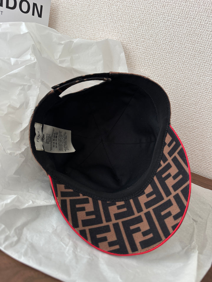 FENDI Zucca Monogram Baseball Cap 🧢🤎 Timeless Vintage Chic
