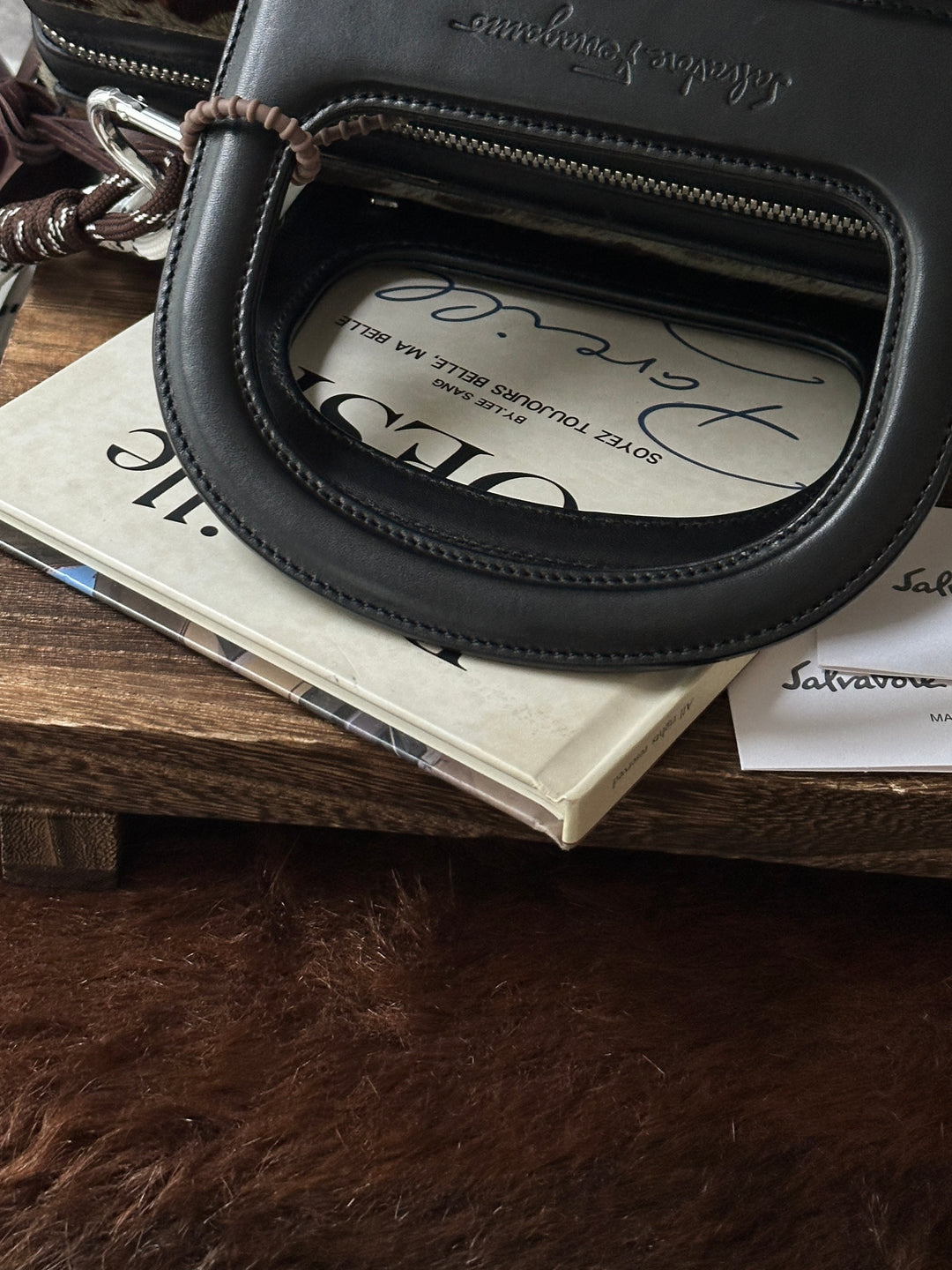 Ferragamo Pony Hair Box Bag 🖤｜Rare Pony Hair Finish｜Compact Yet Spacious｜Crossbody Ready