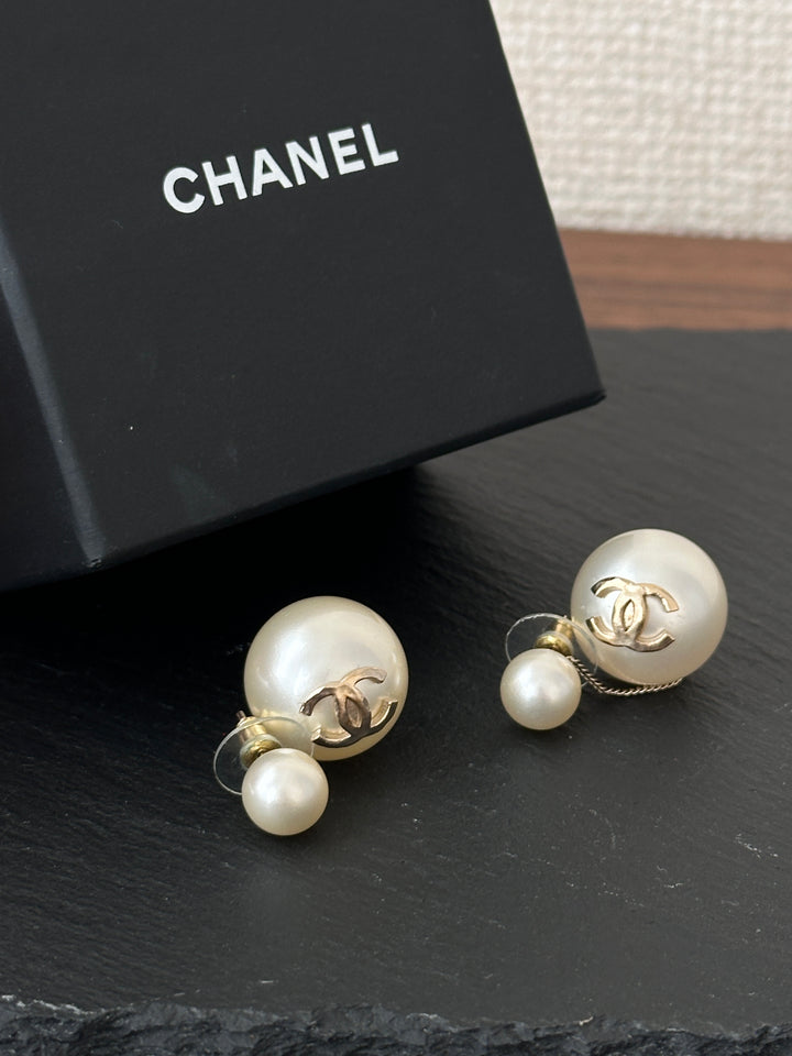 CHANEL CC Pearl Earrings 🤍✨ Iconic & Elegant