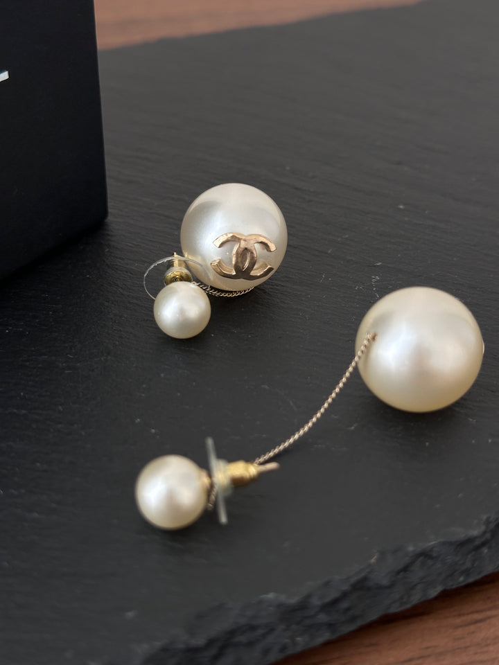 CHANEL CC Pearl Earrings 🤍✨ Iconic & Elegant