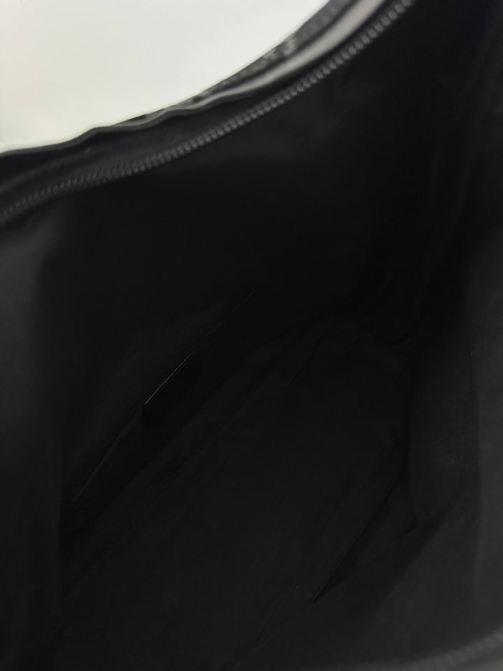 GUCCI So Black Monogram Hobo｜Velvet Shadow GG × Chic All-Black Minimalism × Ultra-Versatile Daily Piece 🖤✨