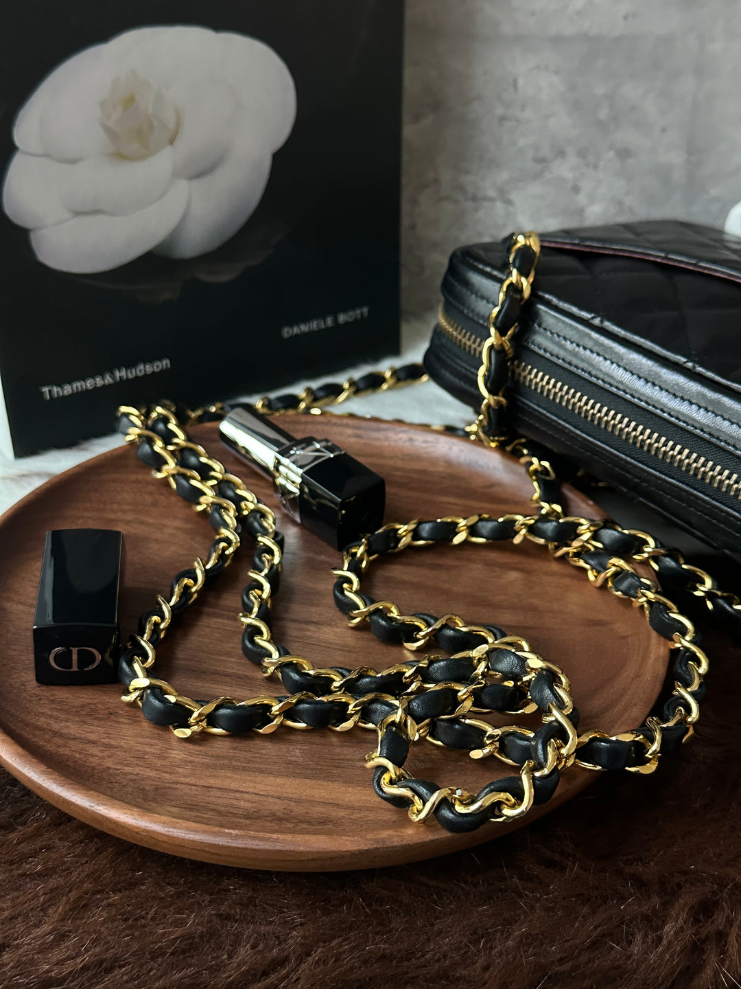 CHANEL Vintage Double Chain Mini Bag 🖤✨｜Quilted Leather × Double Chain × Authenticity Card