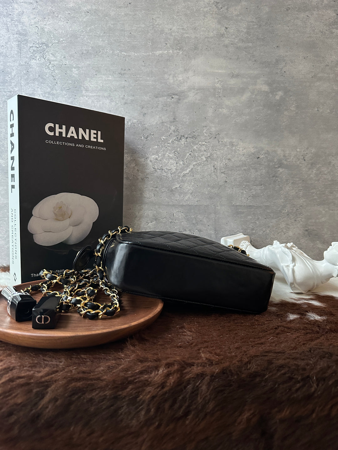 CHANEL Vintage Double Chain Mini Bag 🖤✨｜Quilted Leather × Double Chain × Authenticity Card