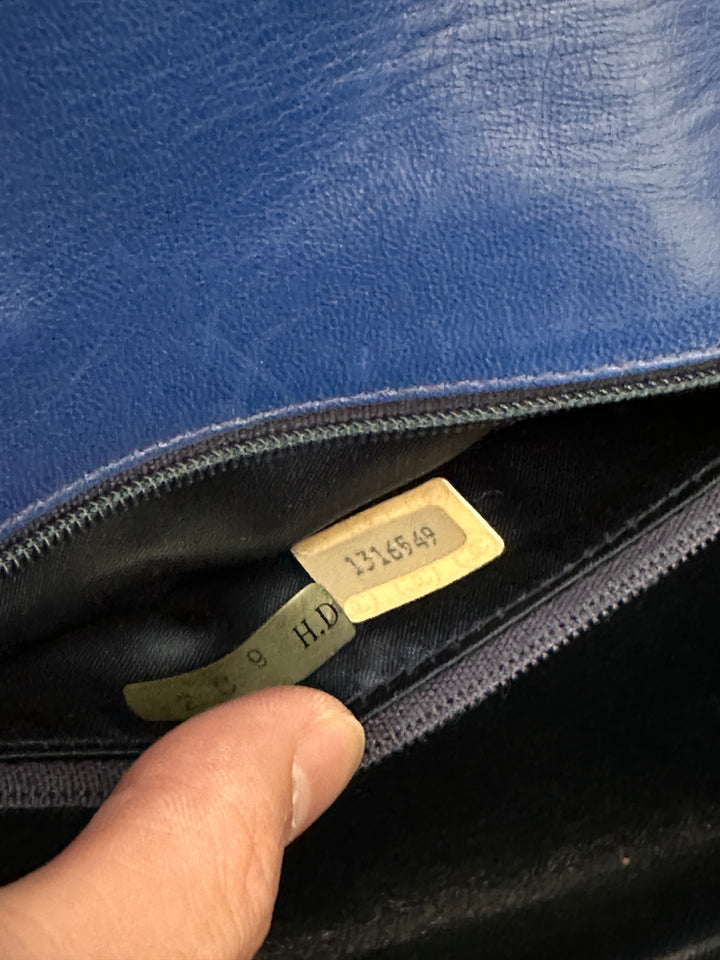 CHANEL Vintage Lizard Leather Flap Bag