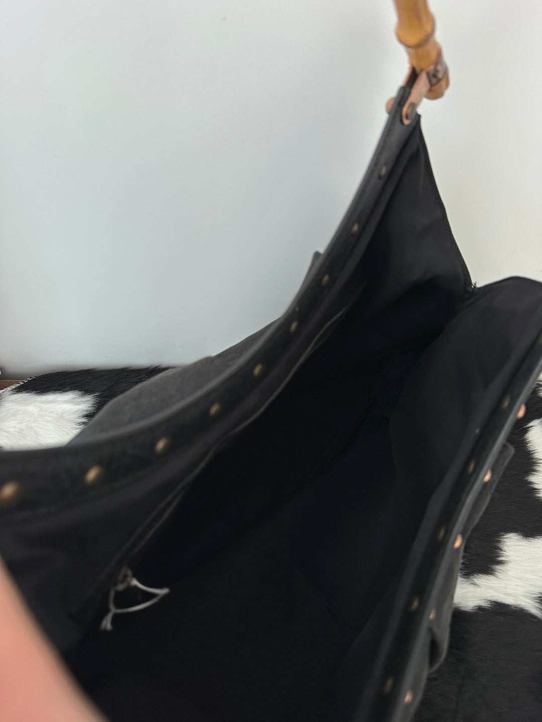 GUCCI Bamboo Hobo Bag 🖤｜Rare Large Bamboo Handle × Iconic GG Canvas × Spacious Interior